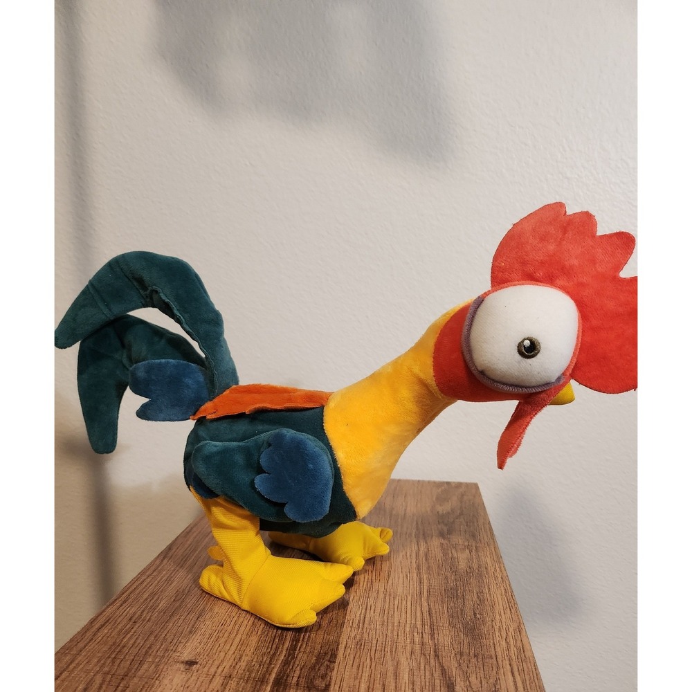 Disney Moana Hei Hei Plush Stuffed Animal Rooster Chicken Toy Kids